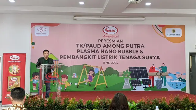 PT Sasa Inti Resmikan Penggunaan PLTS, PNB dan PAUD