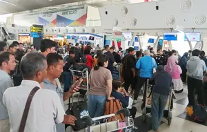 Penerbangan di Bandara Kualanamu Terdampak Erupsi Gunung Sinabung