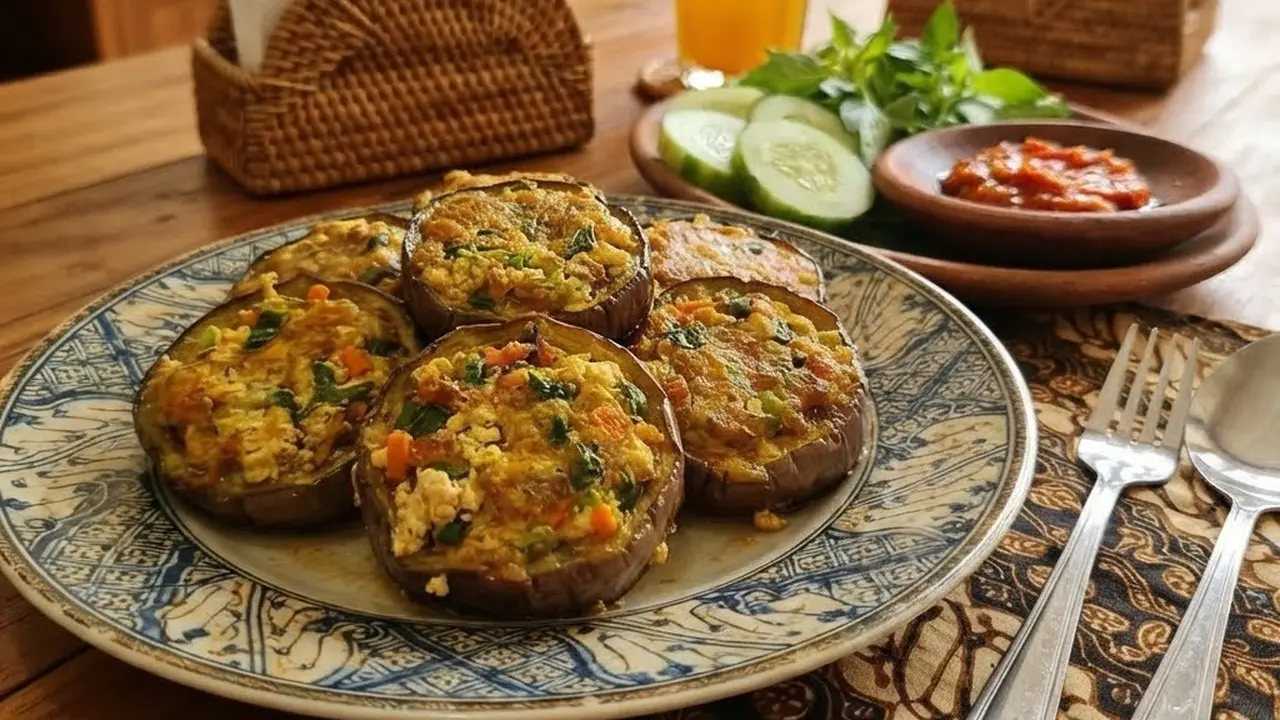 Resep Terong Isi Tahu dan Sayuran