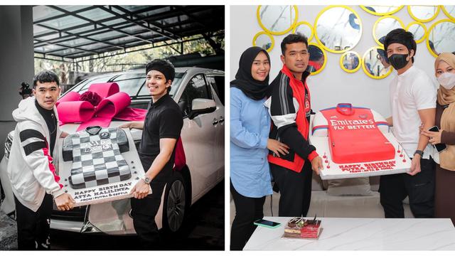 Ulang Tahun, Atta Halilintar Dapat Hadiah Mobil Mewah dari Putra Siregar. (instagram Atta Halilintar dan Putra Siregar)