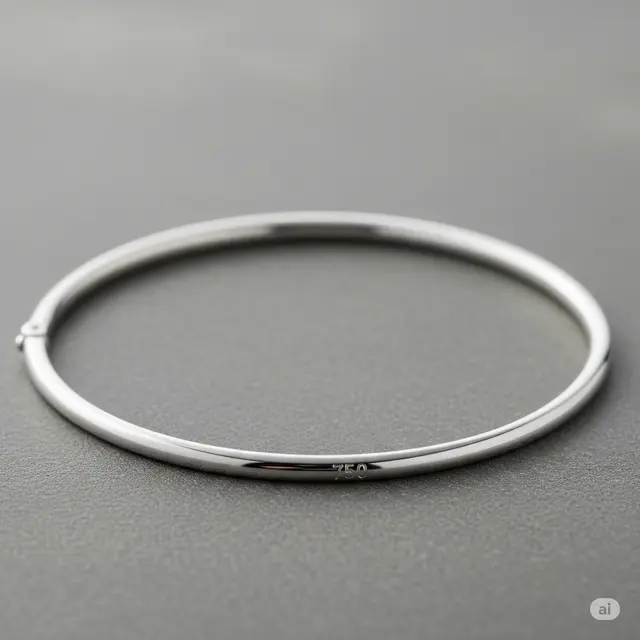 Model Gelang Emas Putih 750 untuk Tangan Kurus