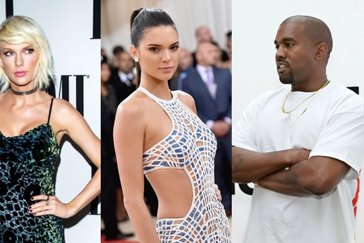 Taylor Swift, Kendall Jenner, Kanye West