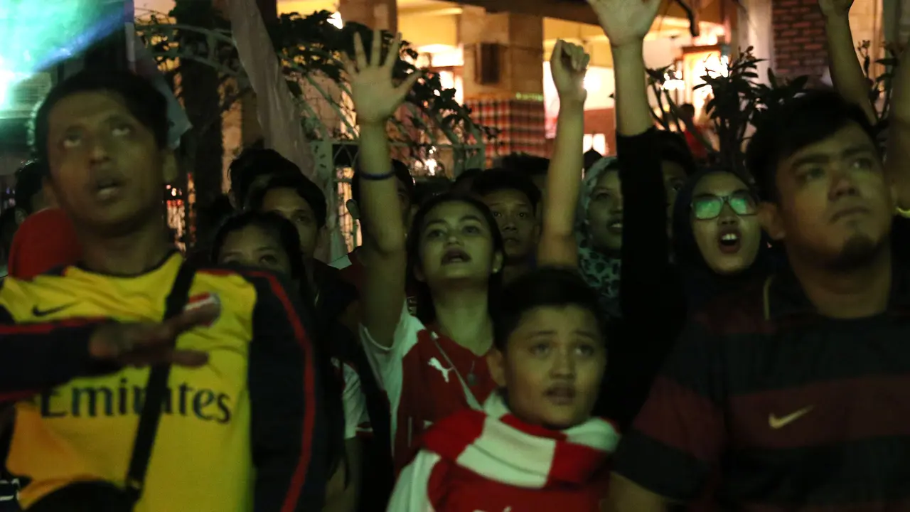 Kemeriahan Nonton Bareng Newcastle United vs Arsenal