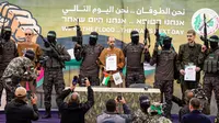 Hamas Bebaskan 3 Sandera Israel, Penampilan Tawanan yang Mengejutkan jadi Sorotan