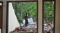 Longsor di Dusun Jatiluhur, Desa Padangjaya, Majenang, Cilacap, Jawa Tengah merusak 25 rumah warga pada 2017-2019. (Foto: Liputan6.com/Muhamad Ridlo)