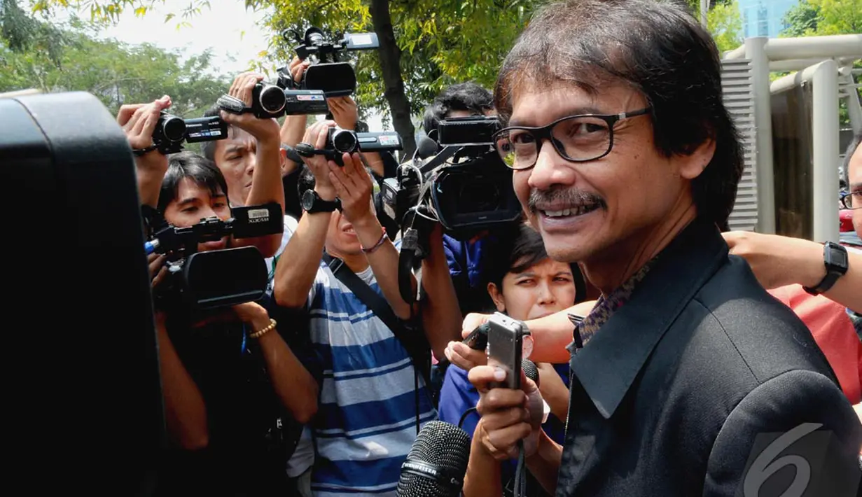 Menurut Rida, tidak ada rapat-rapat fiktif dalam pelaksanaan kegiatan dan pengadaan barang yang dilakukan Kementerian ESDM selama Jero menjabat, Jakarta, Jumat (12/9/2014) (Liputan6.com/Andrian M Tunay)