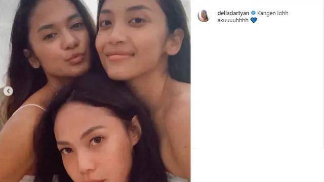 7 Kebersamaan Della Dartyan, Hana Malasan dan Canti Tachril, Dupuji Bak Saudara