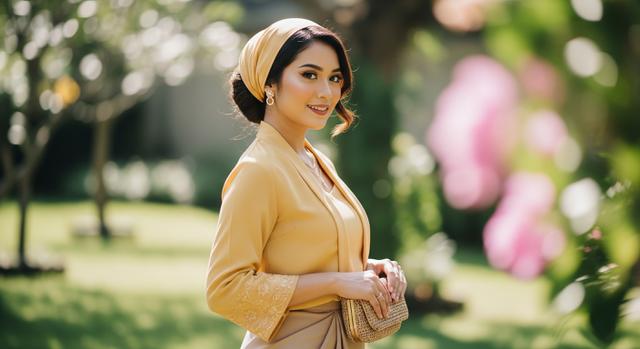 2. Sentuhan Earth Tone: Cokelat Susu dan Beige