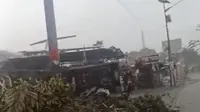 Sayap Pesawat Bekas Terbang Diterjang Puting Beliung di Bogor, Timpa Rumah Warga hingga Rusak Parah