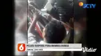 Karsono Hadi, warga Desa Kepuhkembeng, Jombang, saat dihajar massa. Pelaku tertangkap tangan saat mencuri dua telepon genggam dan sebuah dompet di rumah Dody Prasetya, yang sekaligus menjadi toko kembang, modusnya berpura-pura membeli bunga.