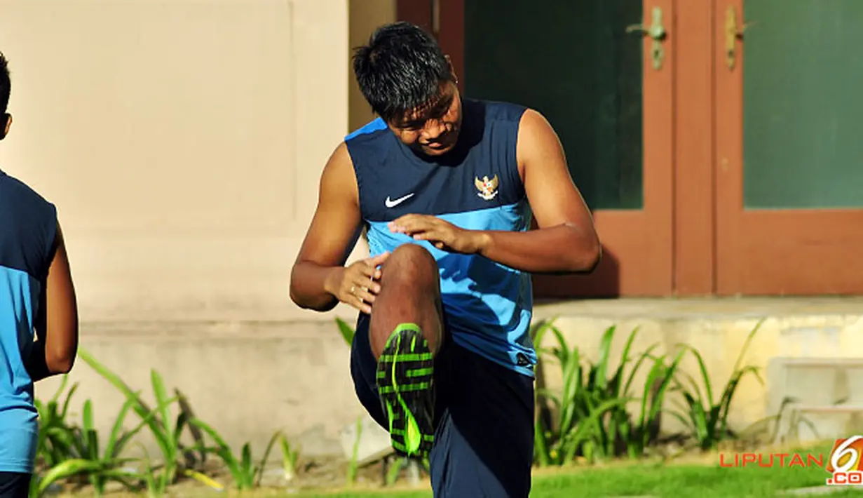 Latihan Timnas Indonesia tanggal 25 November 2012 di Hotel Horses Golden Palace, Kuala Lumpur, Malaysia.
