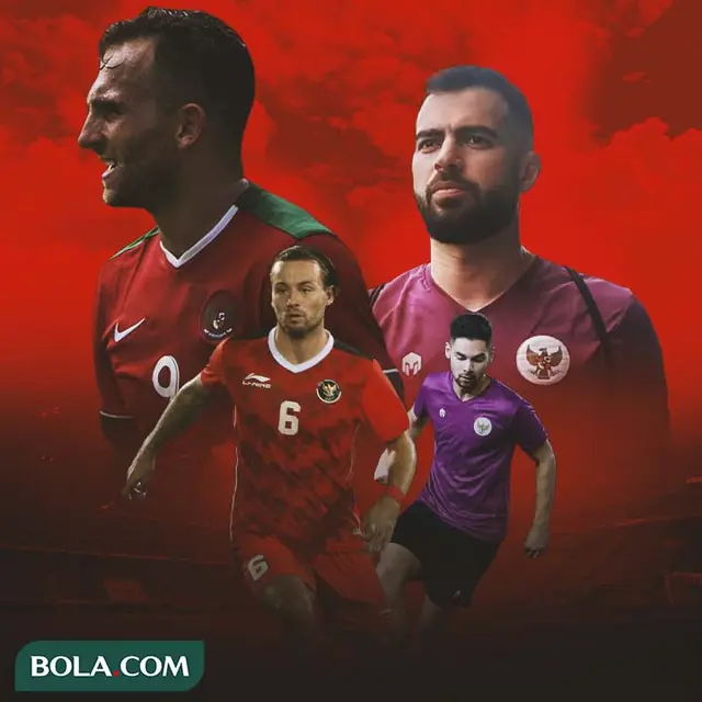Timnas Indonesia - Spasojevic, Marc Klok , Jordi Amat, Sandy Walsh