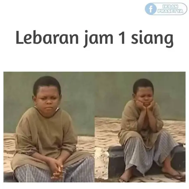 8 Potret Nyeleneh Bocah Ketika Lebaran, Panen Uang THR