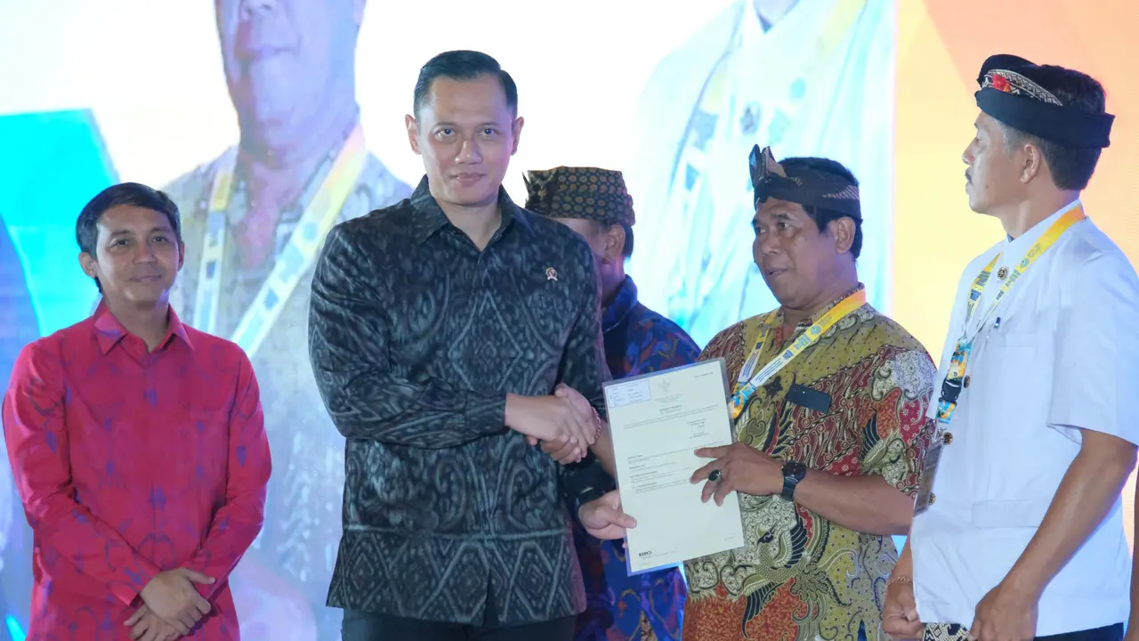 Menteri Agraria dan Tata Ruang/Kepala Badan Pertanahan Nasional (ATR/BPN) Agus Harimurti Yudhonoyo (AHY)