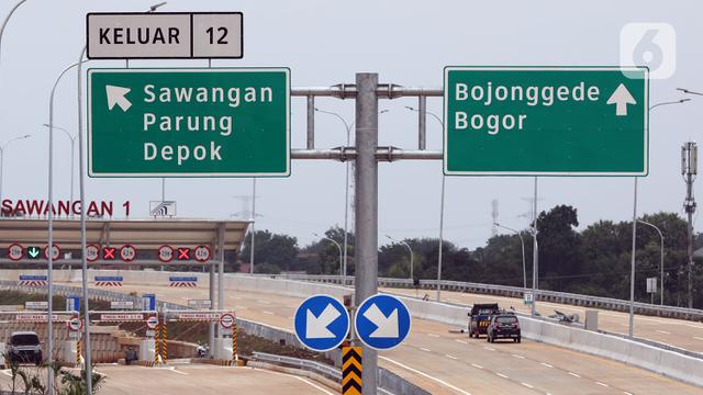 FOTO: Pandemi Corona, Operasi Tol Desari Seksi II Molor