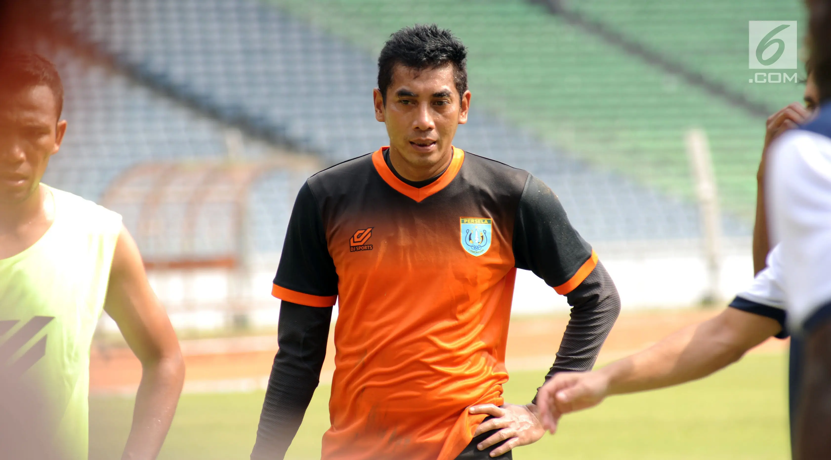 Kiper Persela Lamongan, Choirul Huda (Liputan6.com/Helmi Fithriansyah)