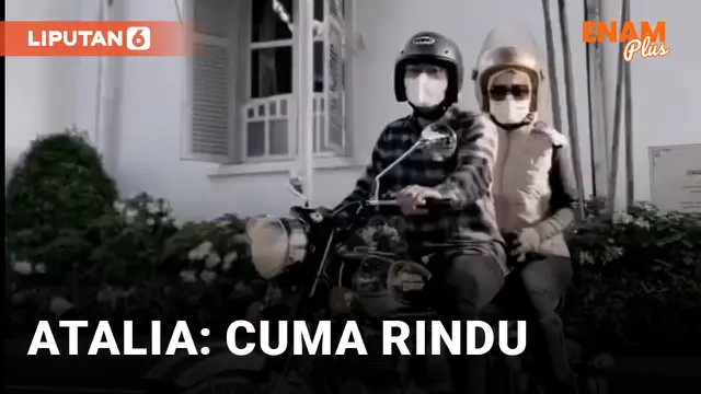 VIDEO: Unggah Video Bareng Eril, Atalia Kenang Motoran Bareng