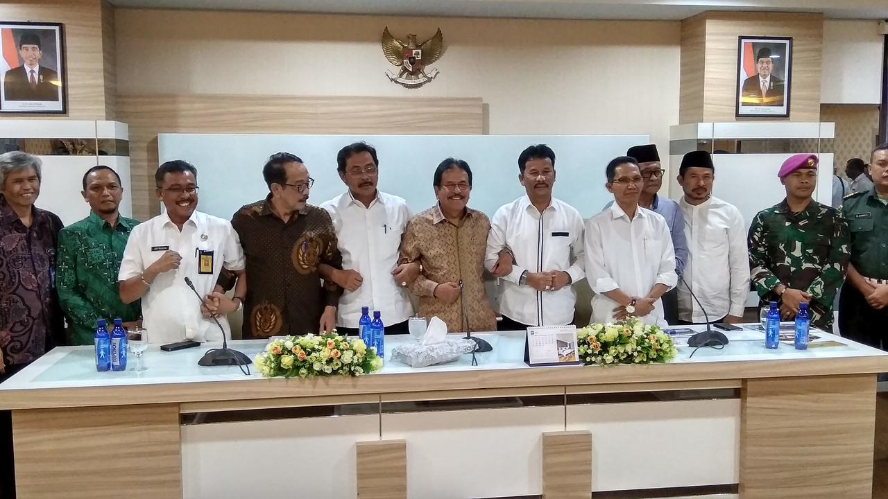 Menteri ATR Sofyan Djalil akan penyelesaian sertifsertifikat tanah di 37 titik kampung tua Pulau Batam.