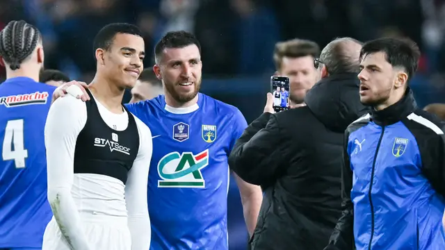 Foto: Mason Greenwood Semakin Bersinar, Cetak Hattrick Bawa Marseille ke 16 Besar Coupe de France