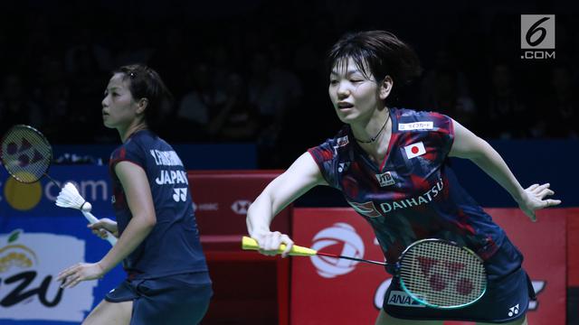 Pasangan ganda putri Jepang, Yuki Fukushima/Sayaka Hirota