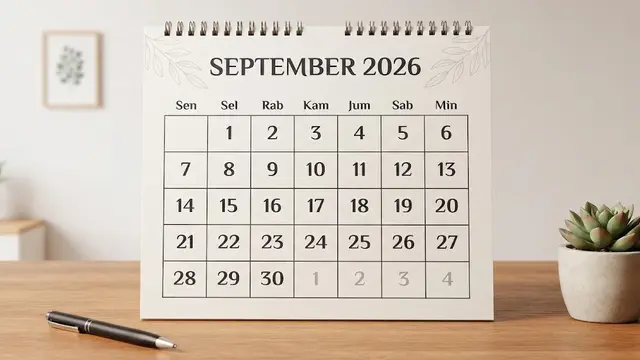 Kalender Bulan September 2026