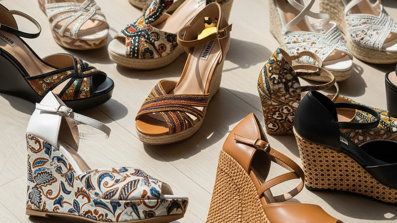 Model Sepatu Wedges Wanita