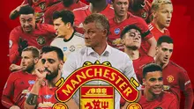 Manchester United - Ilustrasi Ole Gunnar Solskjaer dan Pemain (Bola.com/Adreanus Titus)