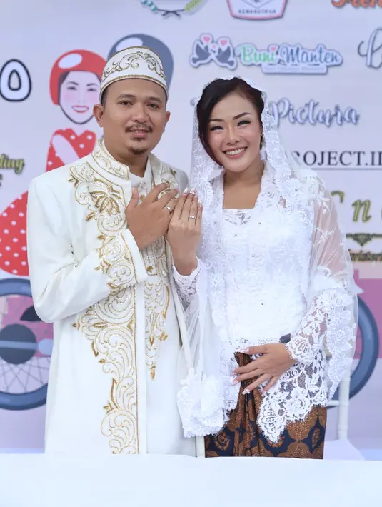 Tak hanya Saugi saja yang merasa lega usai memperistri Chef Aiko. Namun wanita cantik itu juga mengaku lega dan sangat senang. (Nurwahyunan/Bintang.com)