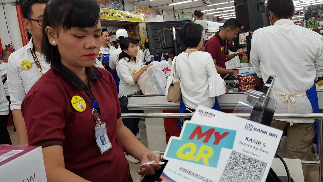 Belanja Pakai My QR BRI di Suzuya Medan