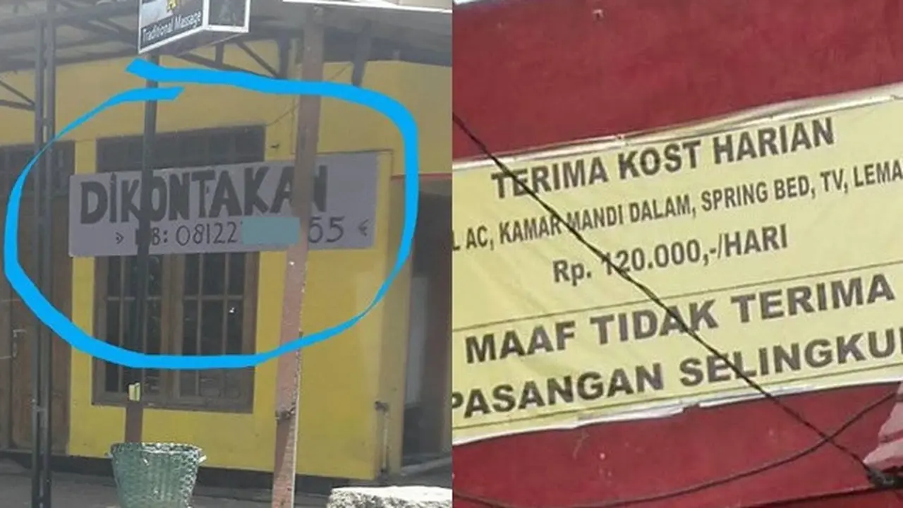 Kelewat Kreatif, 6 Iklan Kontrakan dan Terima Kos Ini Bikin Gagal Paham