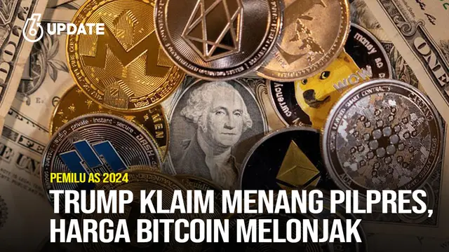 Trump Klaim Menang Pilpres, Harga Bitcoin Melonjak