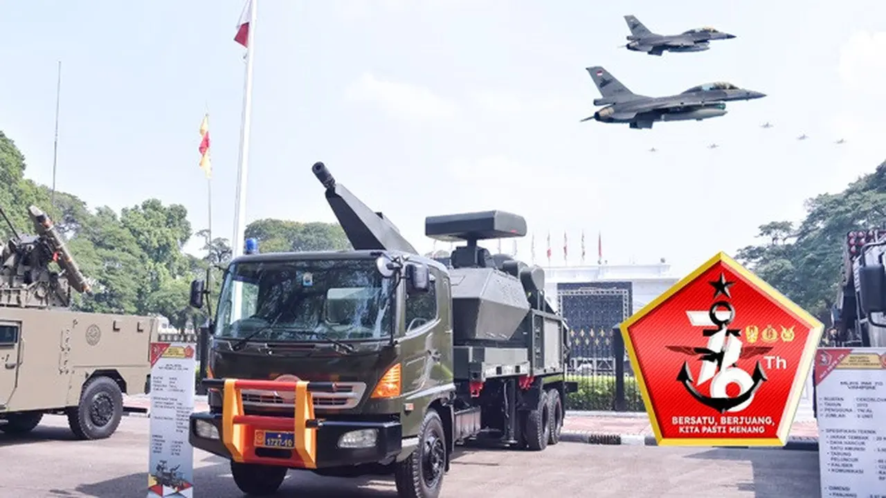 Banner Infografis Atraksi di Perayaan HUT ke-76 TNI. (Foto: Dok. Puspen TNI)