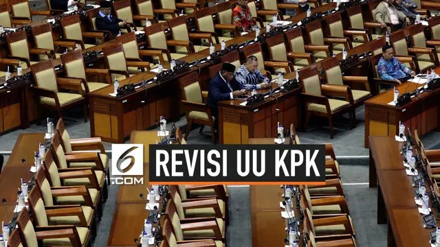 VIDEO: Seluruh Fraksi Partai di DPR Setuju Revisi UU KPK