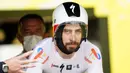 Helm pabrikan Specialized dengan seri S-Works TT5 menjadi helm yang memulai debutnya pada Tour de France tahun ini. Salah satu pebalap top yang mengenakannya adalah Peter Sagan dari tim Totalenergies. TT5 diklaim mampu mengurangi 26 detik di 40 km time trail lewat desain yang mereka usung. (AFP/Ritzau Scanpix/Bo Amstrup)