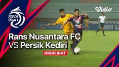 Berita video highlight pertandingan pekan ke-9 BRI Liga 1, antara RANS Nusantara FC melawan Persik Kediri, Sabtu (10/09/22).