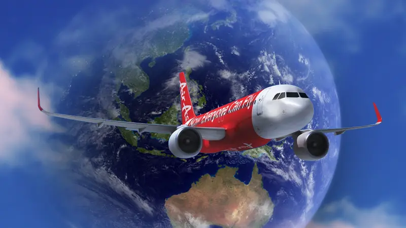 Ilustrasi Pesawat AirAsia (5)