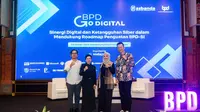 Dalam mendukung ekosistem keuangan yang lebih modern, PERURI hadir dalam Forum Asosiasi Bank Pembangunan Daerah (ASBANDA) pada Kamis (23/01) di Bali, menghadirkan berbagai solusi digital yang dapat membantu Bank Pembangunan Daerah (BPD) beradaptasi dengan era transformasi digital.