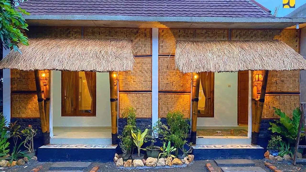 Kementerian PUPR telah menyelesaikan 915 unit Sarana Hunian Pariwisata (Sarhunta) yang tersebar di Lombok Tengah dan Lombok Utara dengan anggaran Rp 62,22 miliar. (Dok Kementerian PUPR)