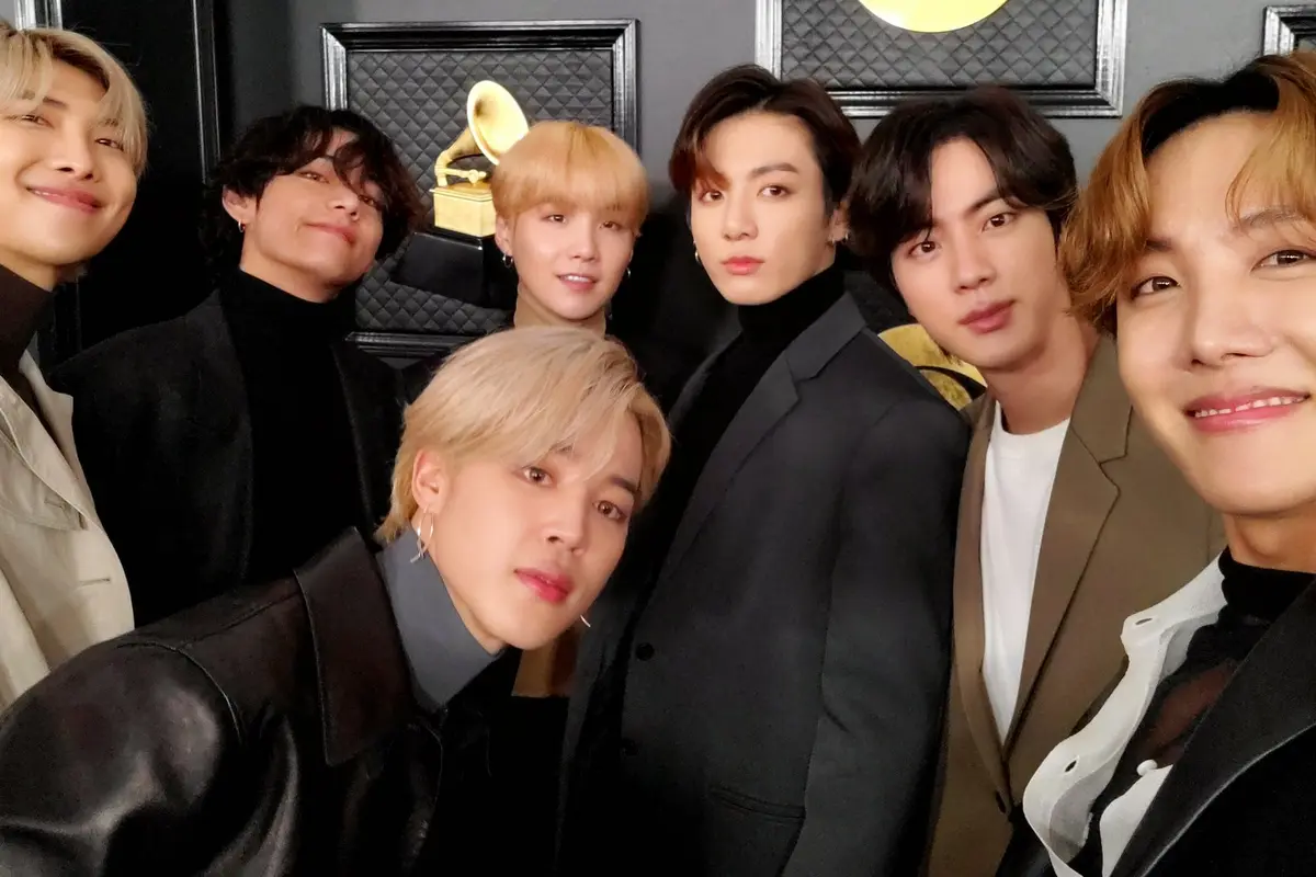 BTS di Grammy Awards 2020. (Twitter/ BTS_twt)
