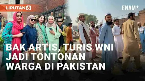 VIDEO: Viral Turis Indonesia Jadi Tontonan Warga di Pakistan, Diajak Foto Bareng Bak Artis