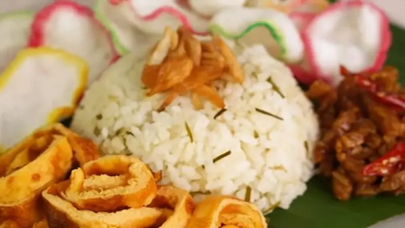 Nasi Gurih Daun Jeruk