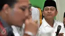 Irjen Benny Mokalu saat menggelar konferensi pers di Jakarta, Rabu (25/5). Bakal Calon Gubernur DKI Jakarta, Hasnaeni Moein atau Wanita Emas memperkenalkan Irjen Benny sebagai Bakal Calon Wakil Gubernur DKI Jakarta (Liputan6.com/Johan Tallo)