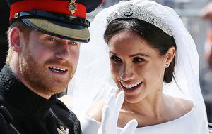 Sebelumnya, Pangeran Harry dan Meghan Markle menikah pada Mei 2018. Setahun kemudian pasangan tersebut dikaruniai seorang putra bernama Archie Harrison Mountbatten-Windsor. (Photo by Aaron Chown / POOL / AFP)