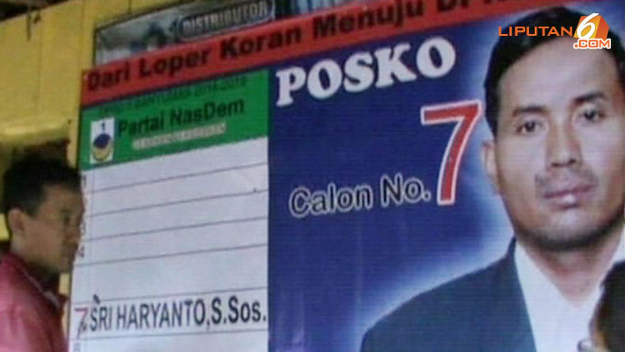 Para Caleg Model Nekat: Dari Kuli Bangunan Hingga Tukang Koran