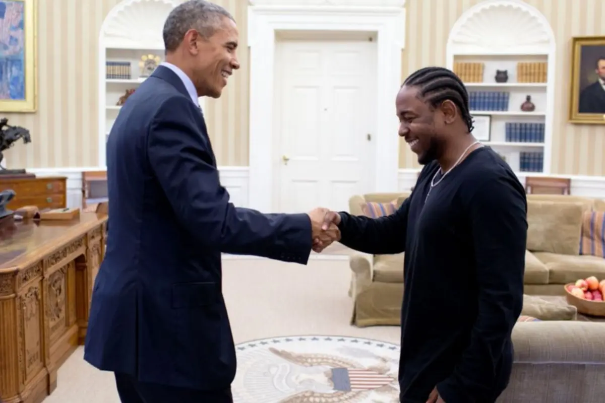 Barack Obama dan rapper Kendrick Lamar