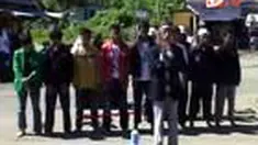Berbagai aksi mengecam tindakan tentara Israel terhadap awak dan penumpang Kapal Mavi Marmara berlangsung di bagian timur Tanah Air. Unjuk rasa dilaksanakan dalam berbagai bentuk, mulai dari salat gaib hingga sejumlah aksi teatrikal.