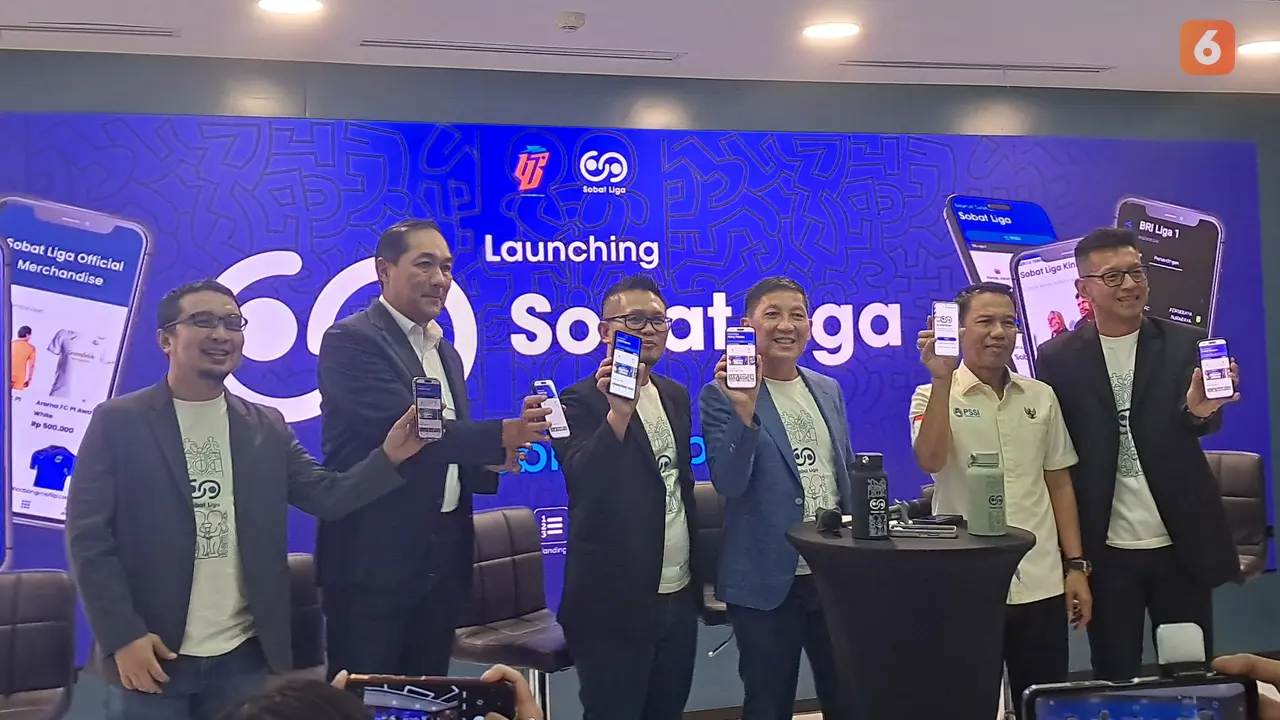 PT Liga Indonesia Baru (LIB) meluncurkan aplikasi bernama Sobat Liga di Kantor PT LIB, Menara Mandiri 2, Jakarta Pusat, pada Senin (28/4/2025).