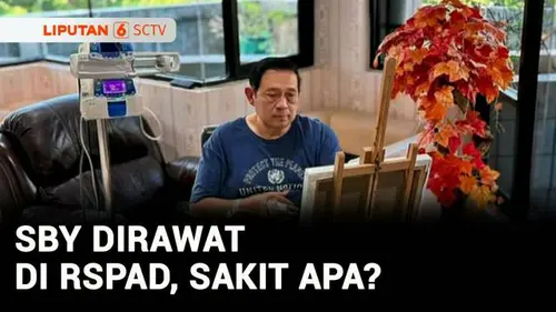 VIDEO: Kondisi Membaik, SBY Melukis saat Jalani Perawatan di RSPAD