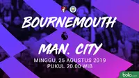 Premier League - Bournemouth Vs Manchester City (Bola.com/Adreanus Titus)