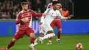 Berkat hasil ini, Real Madrid sukses mengamankan satu tempat di babak play off knock out. Sementara itu, Brest juga berhak lolos ke platy off meski menelan kekalahan. (AFP/Damien Meyer)